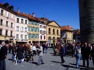 Place Pestalozzi à Yverdon-les-Bains