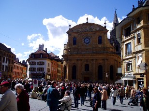 Place Pestalozzi à Yverdon-les-Bains
