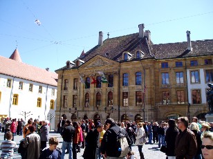 Place Pestalozzi à Yverdon-les-Bains