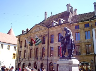 Place Pestalozzi à Yverdon-les-Bains